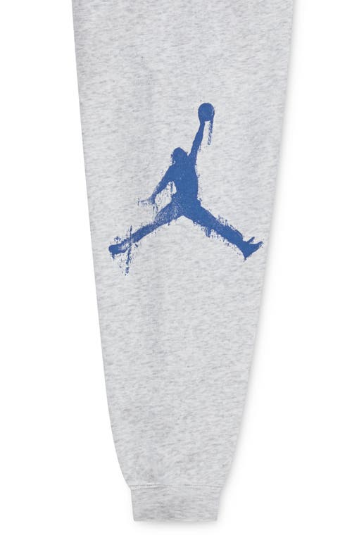 Jordan Kids' Mj Mvp Fleece Hoodie & Joggers Set In White