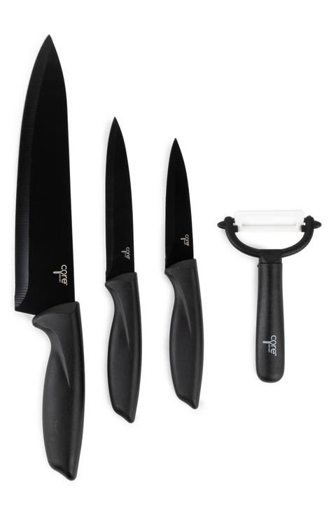 4-Piece Professional Knife & Peeler Set