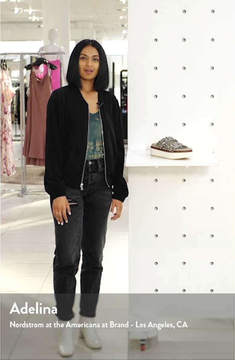 Bowie Platform Slide Sandal, sales video thumbnail