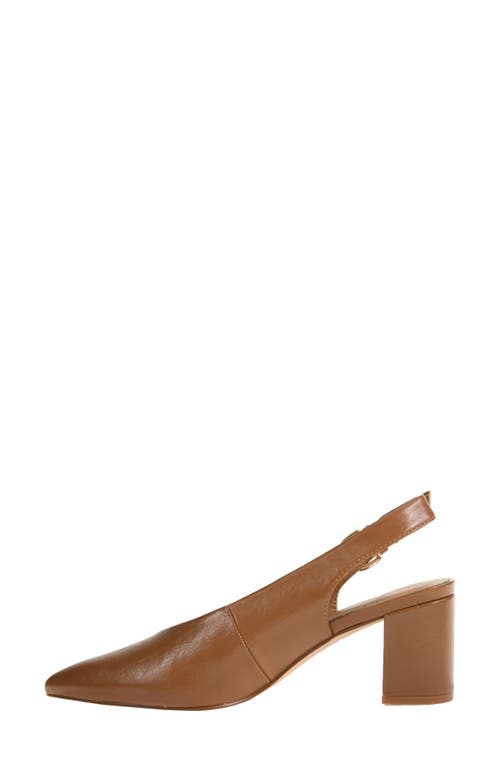 Chinese Laundry Menny Pointed Toe Slingback Pump In Camel