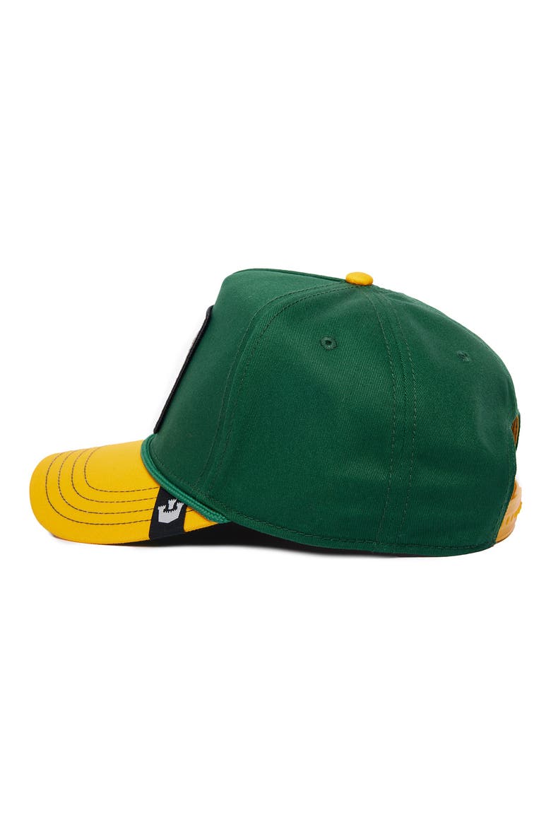 Extra Large Elephant Patch Snapback Hat, Alternate, color, GREEN