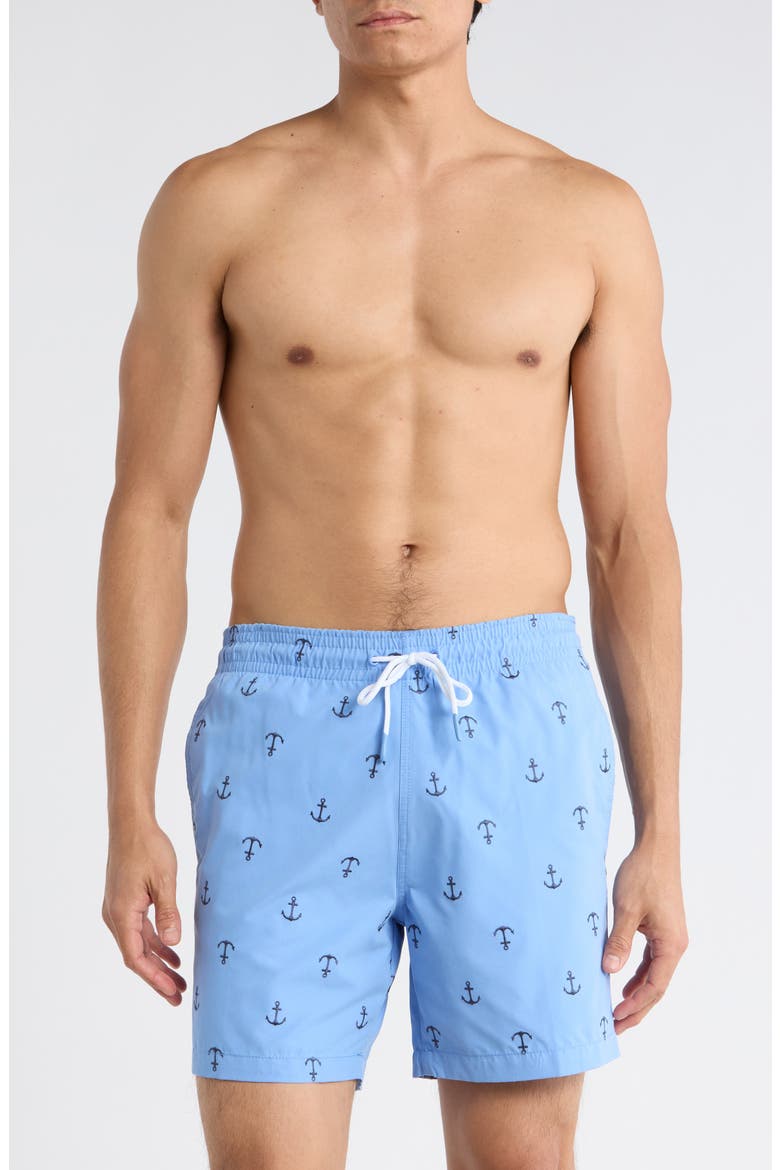 Sano 6.5-Inch Swim Shorts, Main, color, OCEAN BLUE