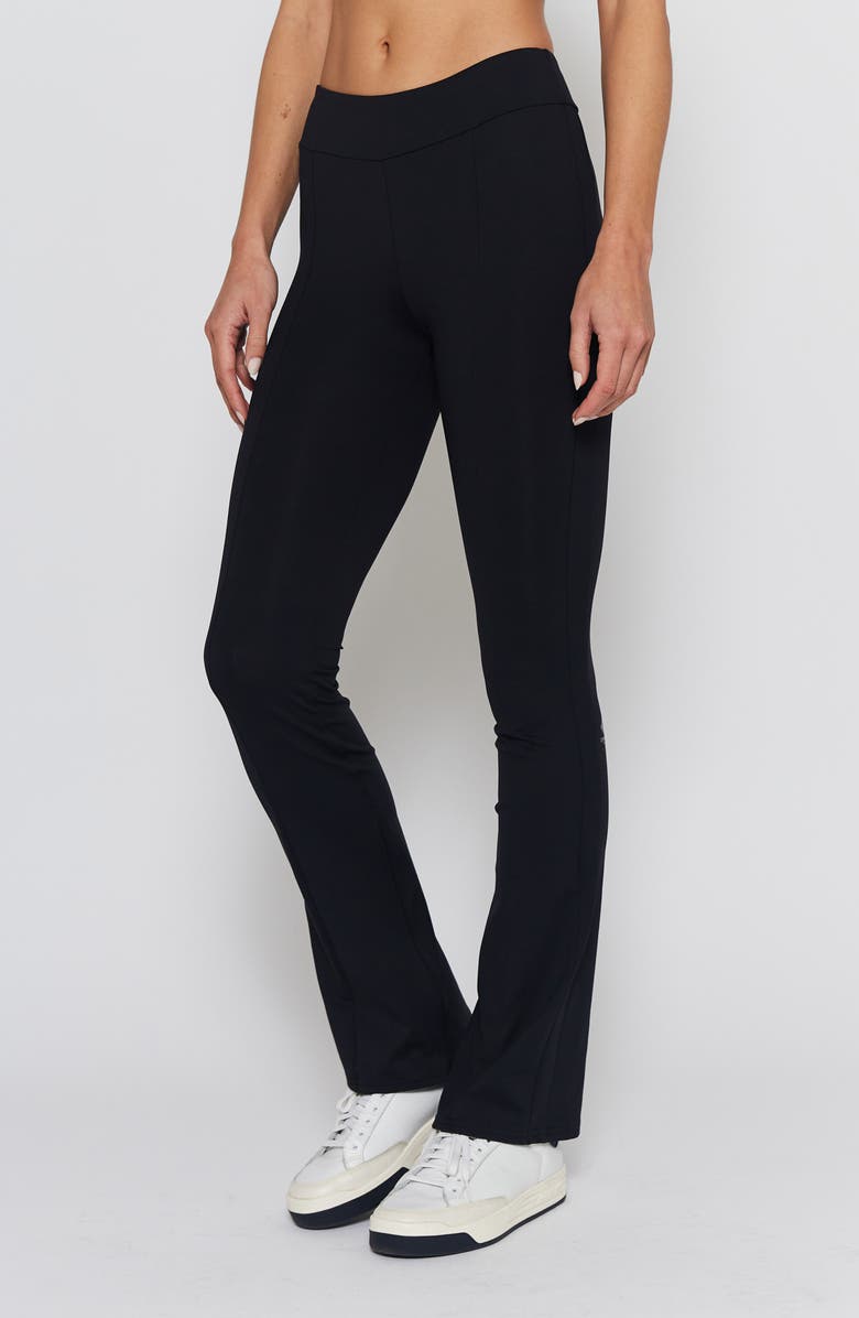 L'ETOILE SPORT SPLIT HEM PANTS, Alternate, color, Black