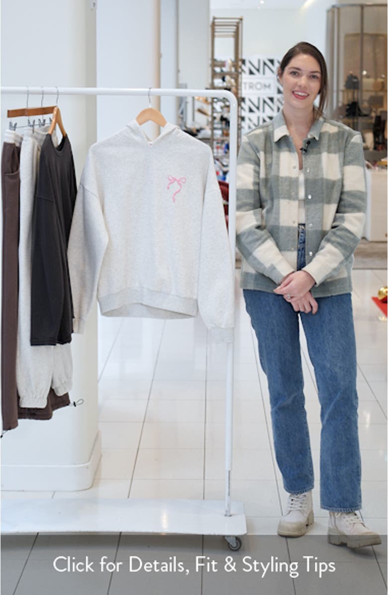 Sasha Bow Detail Hoodie, sales video thumbnail