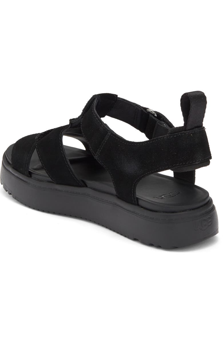 UGG<sup>®</sup> Zayne Fisher Sandal, Alternate, color, Black
