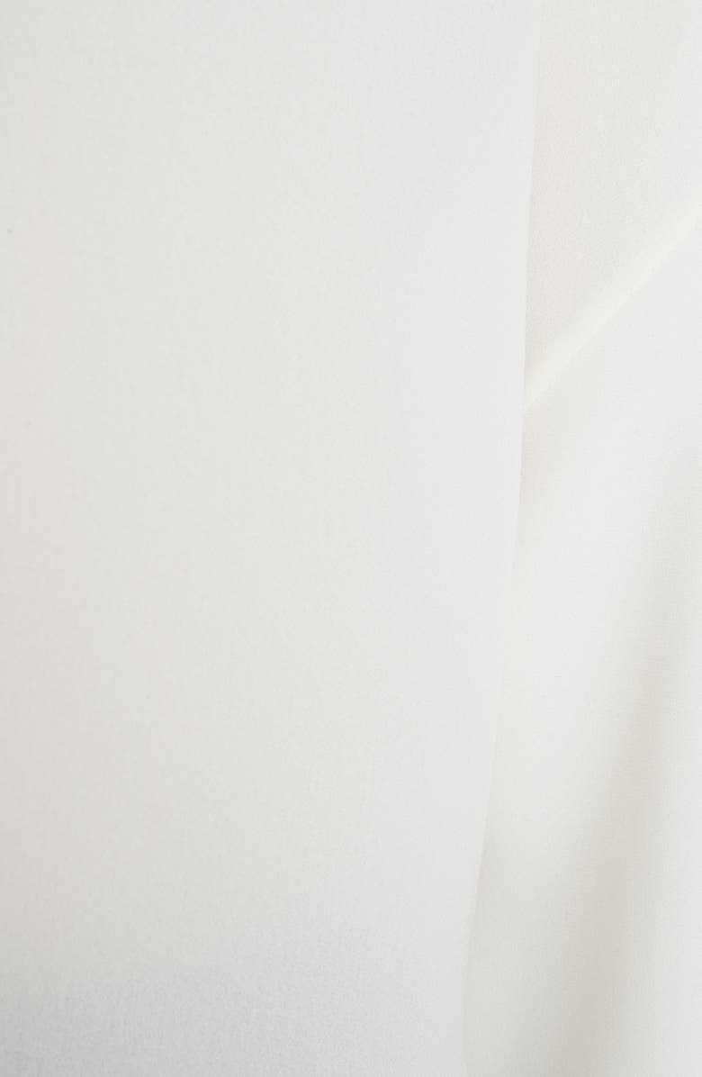 Valentino Flutter Sleeve Silk Blouse, Alternate, color, 