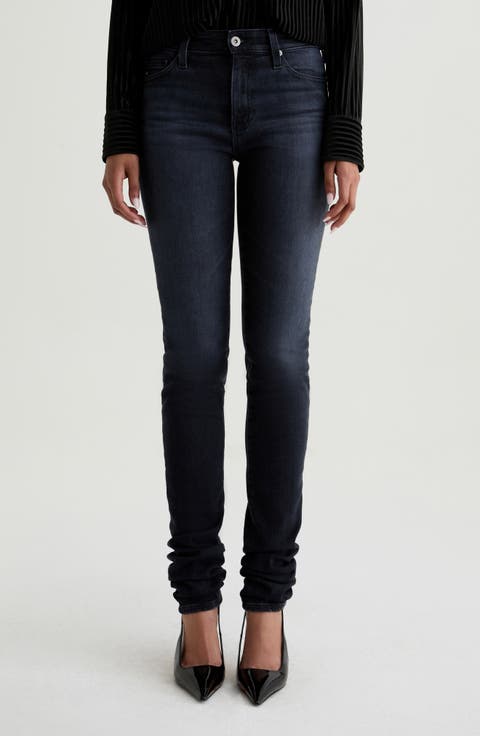 Viola Mid Rise Stacked Skinny Jeans (Glitch)