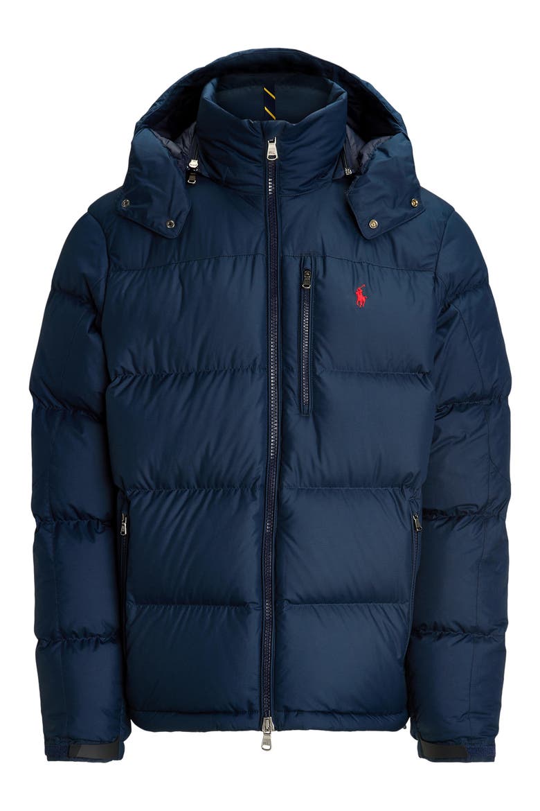 Gorham Down Jacket with Removable Hood, Alternate, color, COLLECTION NAVY