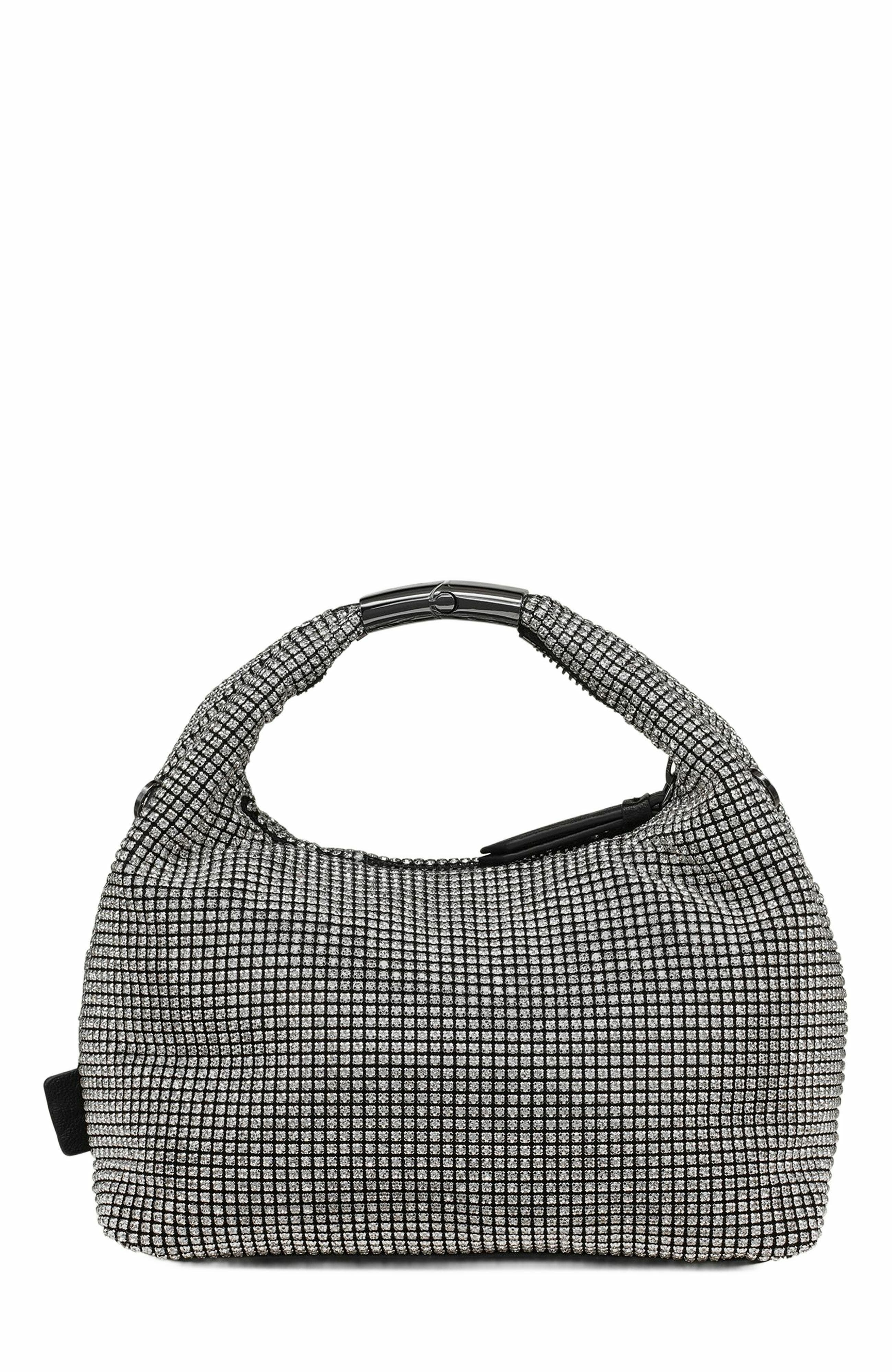 Mel Top-Zip Hobo Bag, Alternate, color, Clear
