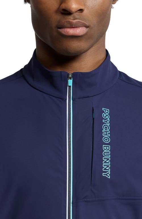 Psycho Bunny Boulder Track Jacket In Blue