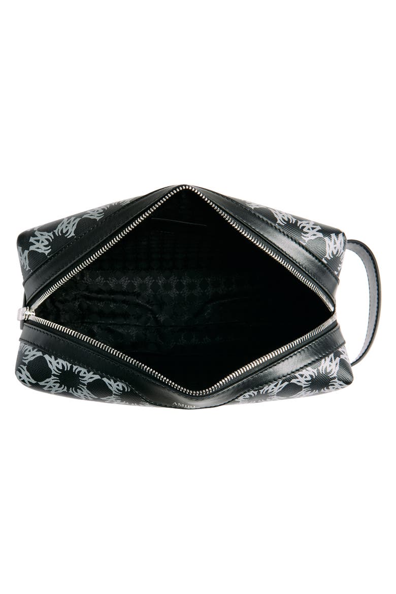 Quad Monogram Coated Canvas Dopp Kit, Alternate, color, BLACK