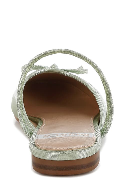 Rag & Co Women's Opalia Glitter Ballet Mules In Green In Green