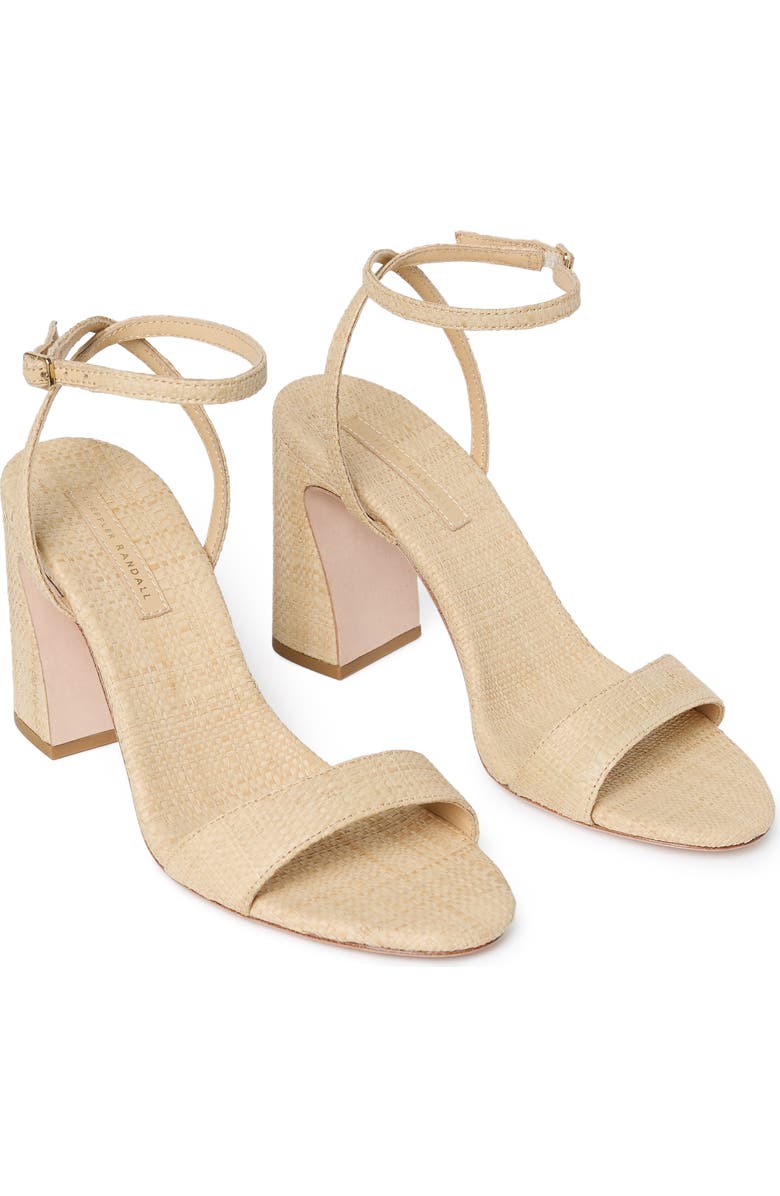 Loeffler Randall Malia Ankle Strap Sandal, Alternate, color, Natural