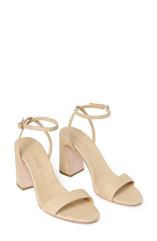 Loeffler Randall Malia Raffia Curved-heel Sandals