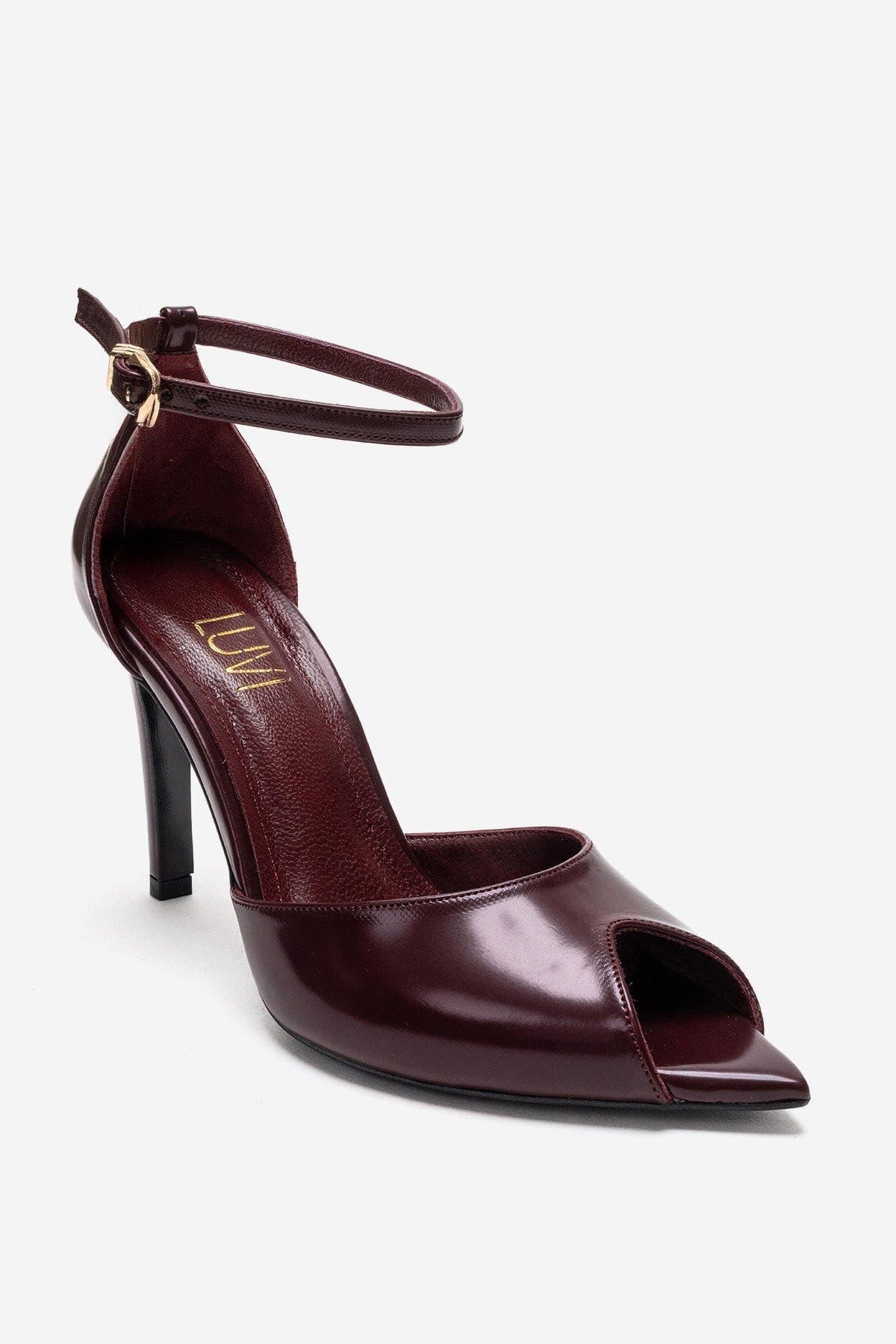 Dona Stiletto Pump, Alternate, color, Burgundy