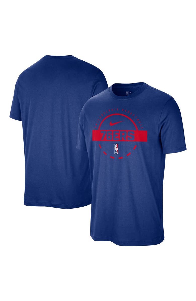 Nike Men's Nike  Royal Philadelphia 76ers Authentic Practice T-Shirt, Main, color, Royal