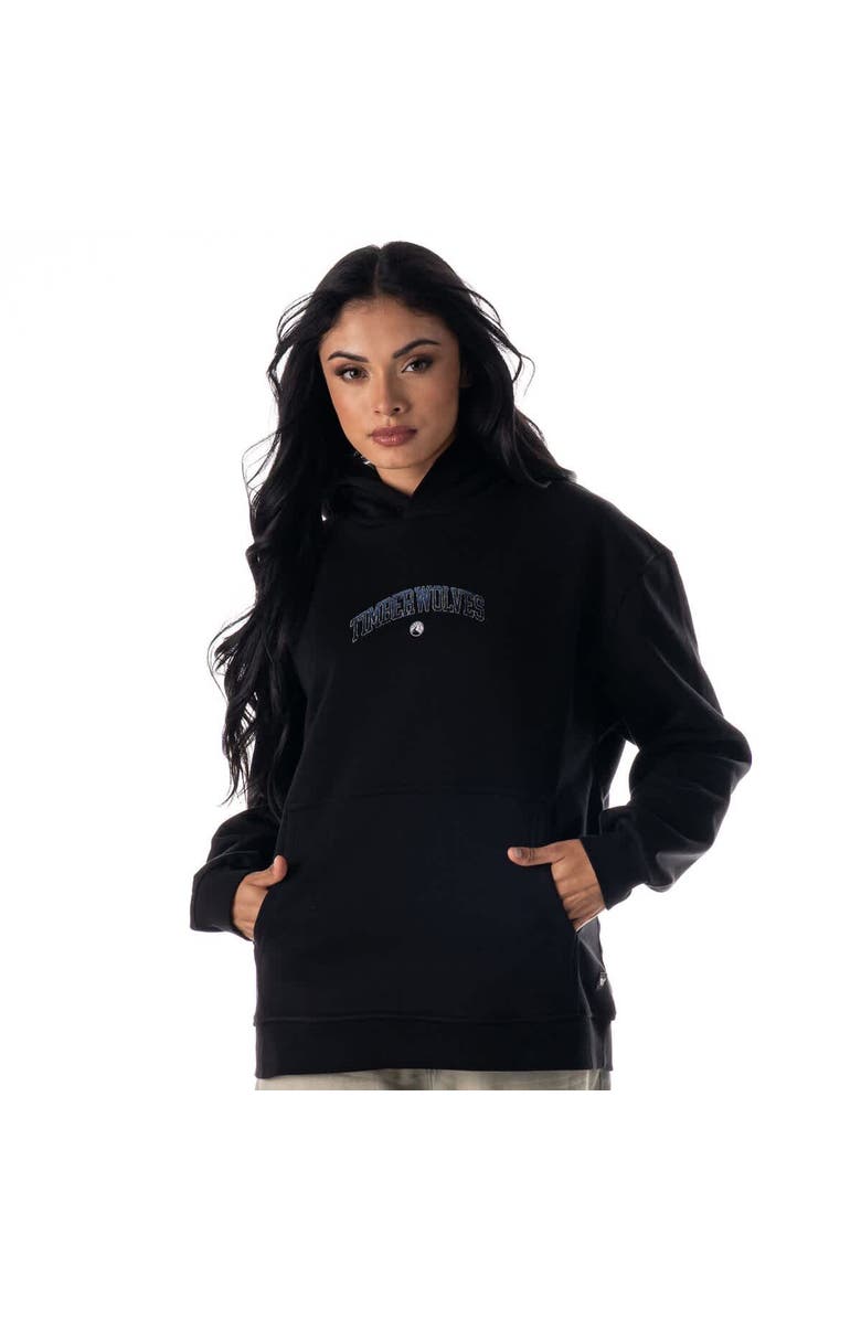 THE WILD COLLECTIVE Unisex The Wild Collective Black Minnesota Timberwolves Splatter Premium Hoodie, Alternate, color, Black