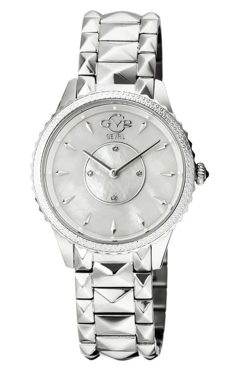 Women's Siena Swiss Quartz Diamond Bracelet Watch, 38mm - 0.0044 ctw