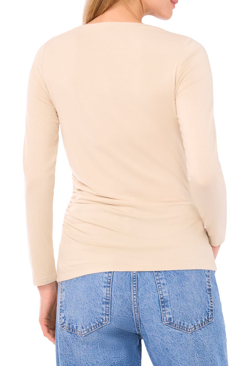 Boat Neck Long Sleeve Top, Alternate, color, OVERCAST