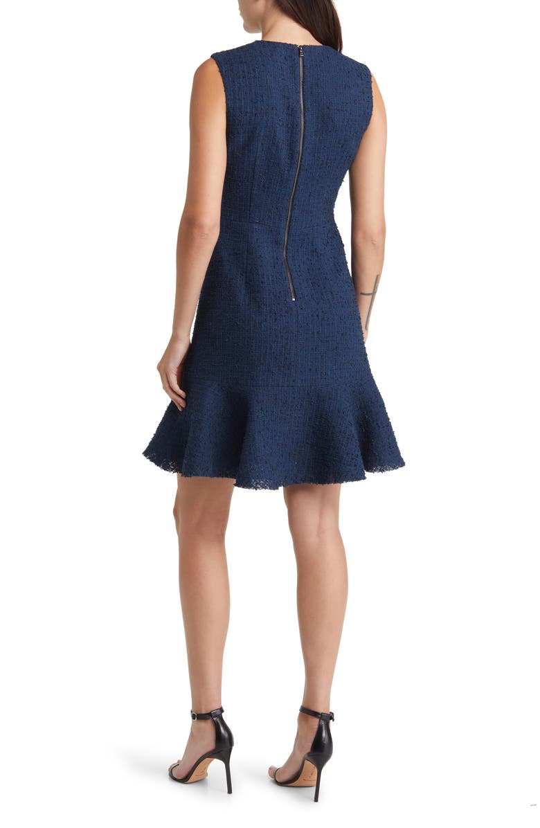 KOBI HALPERIN Maui Sleeveless Tweed Sheath Dress, Alternate, color, 