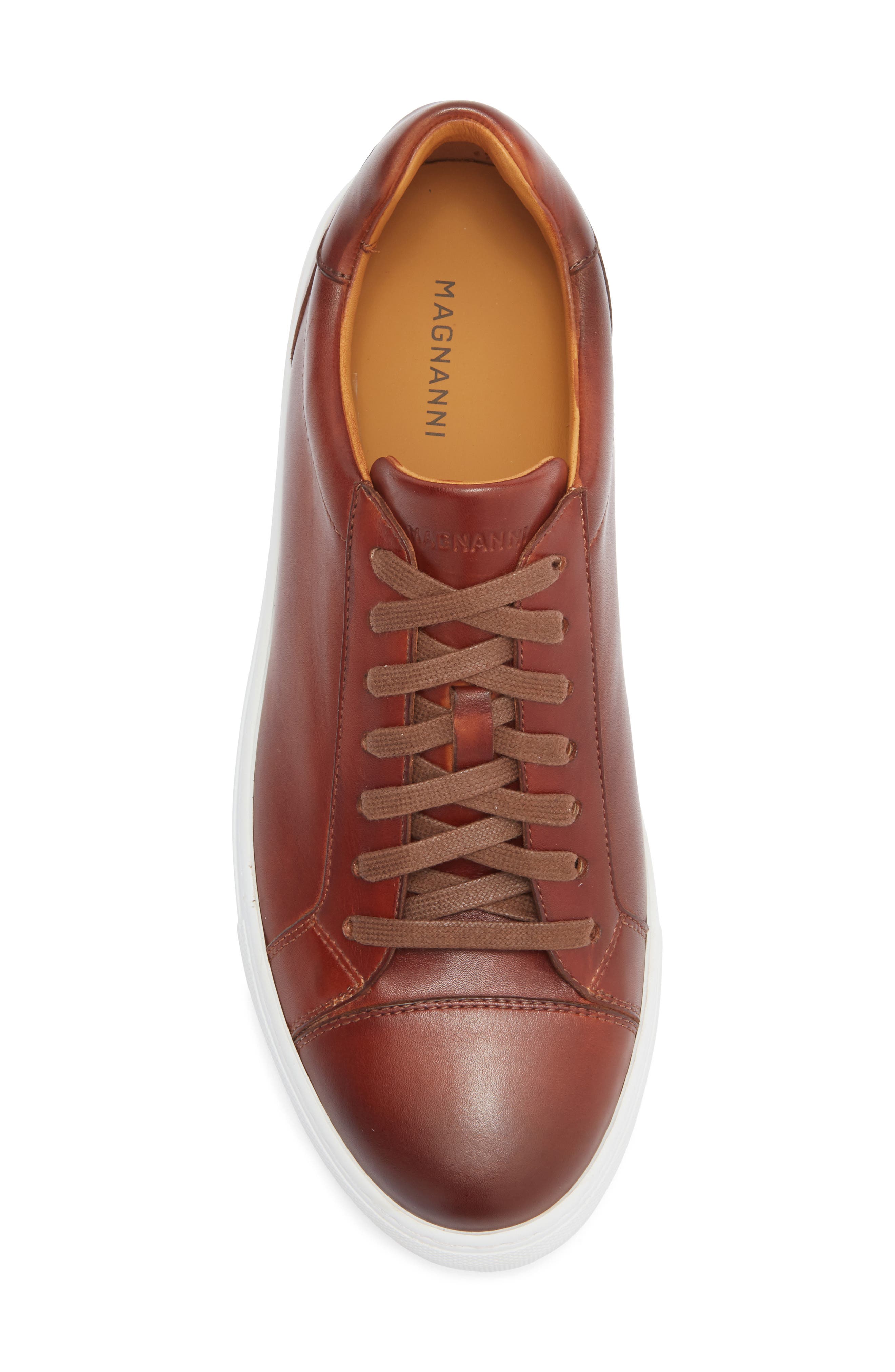 Magnanni Cuervo II Sneaker, Alternate, color, Cognac