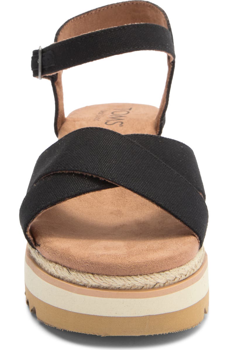 TOMS Noelan Platform Wedge Sandal, Alternate, color,