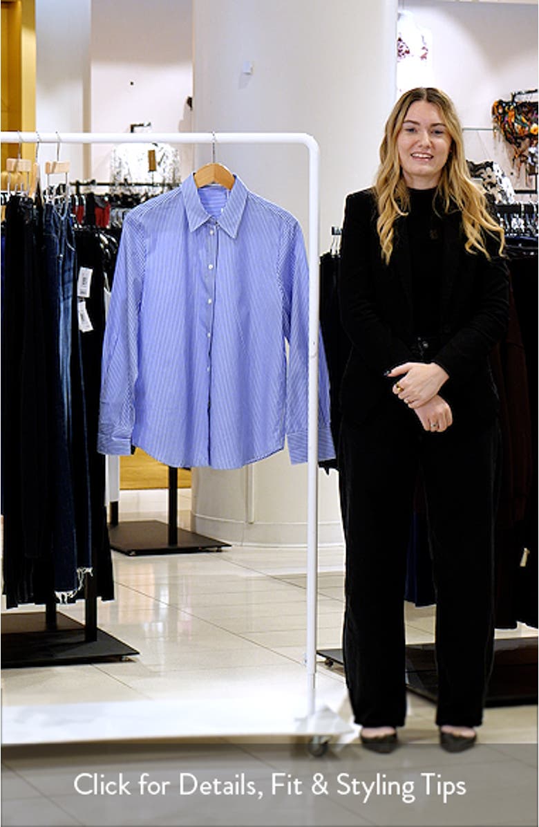 Stripe Button-Up Shirt, sales video thumbnail