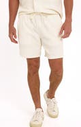 Threads 4 Thought Wayne Stripe Jacquard Terry Cloth Drawstring Shorts