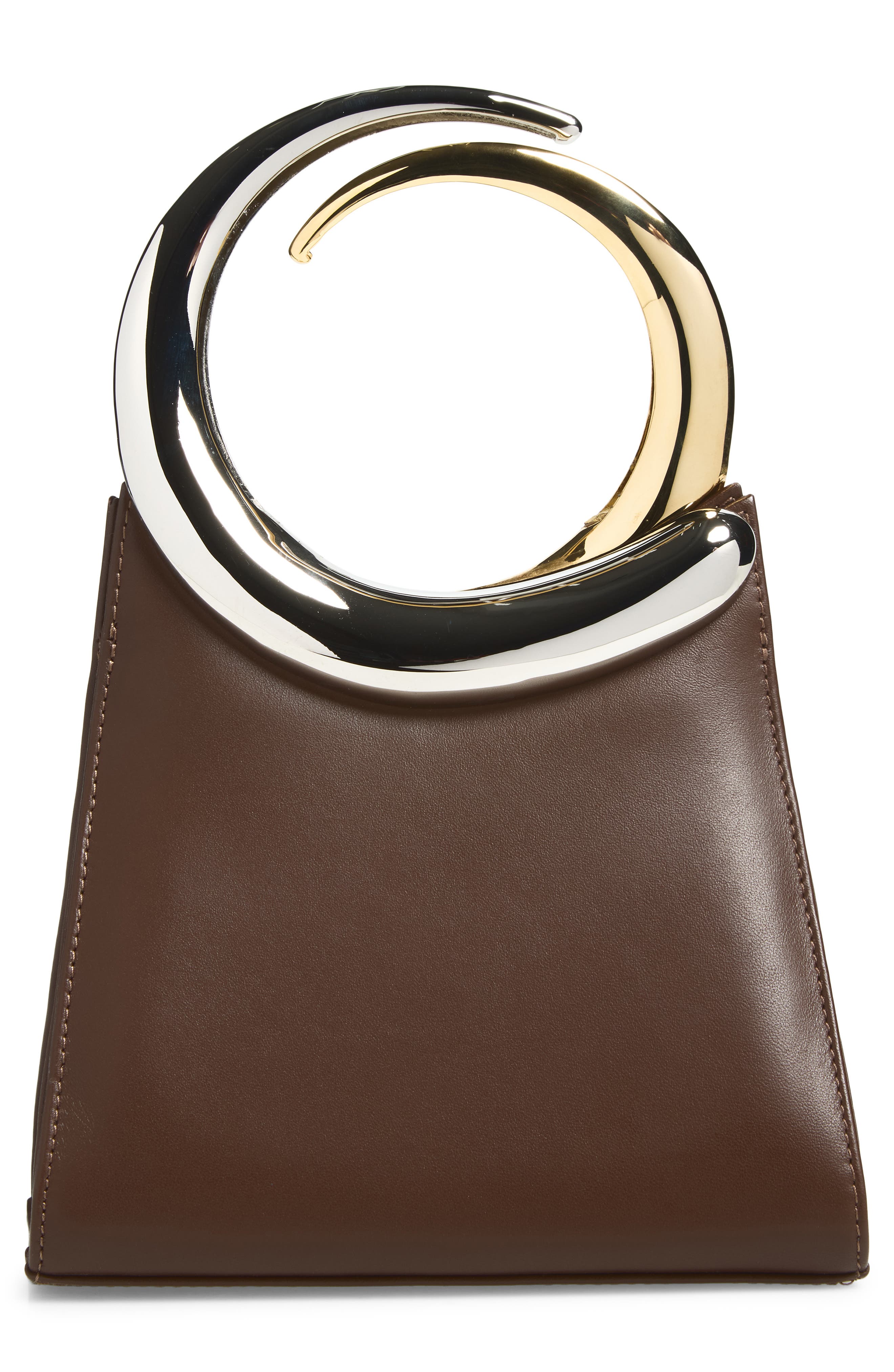 Halo Bucket Bag, Alternate, color, BROWN