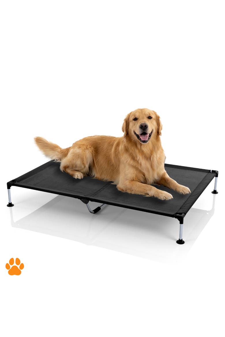 Pet Bed, 51 Inches x 34.5 Inches, Alternate, color, Black
