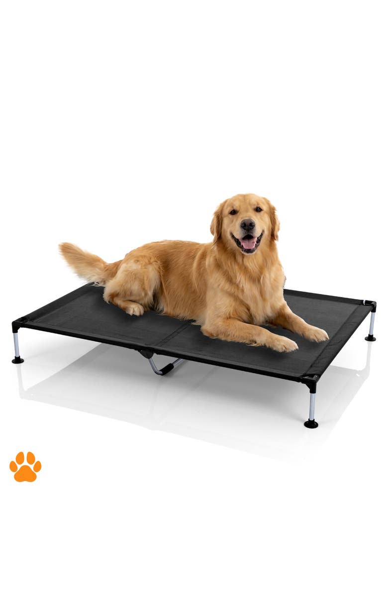My Duque Pet Bed, 51 Inches x 34.5 Inches, Alternate, color, Black