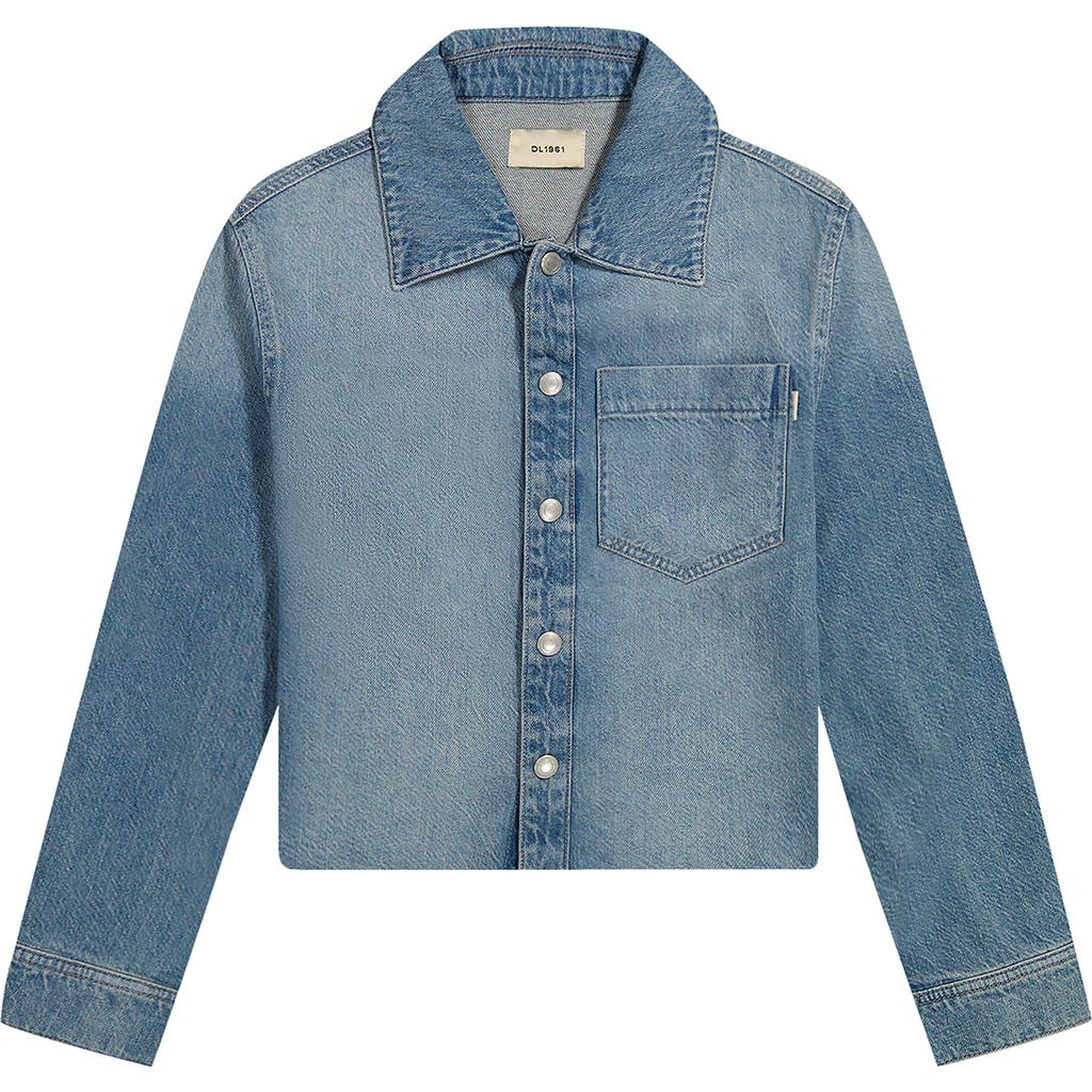 DL1961 DL1961 KIDS' OLIVIA DENIM BUTTON-UP SHIRT