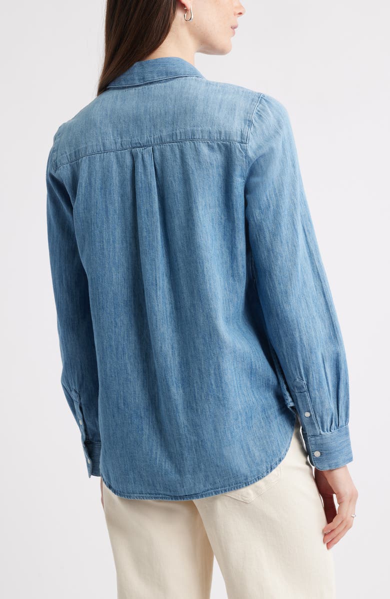 Caslon<sup>®</sup> Chambray Button-Up Shirt, Alternate, color, 