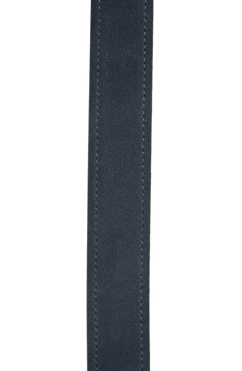 NORDSTROM RACK Zion Suede Belt, Alternate, color, Navy