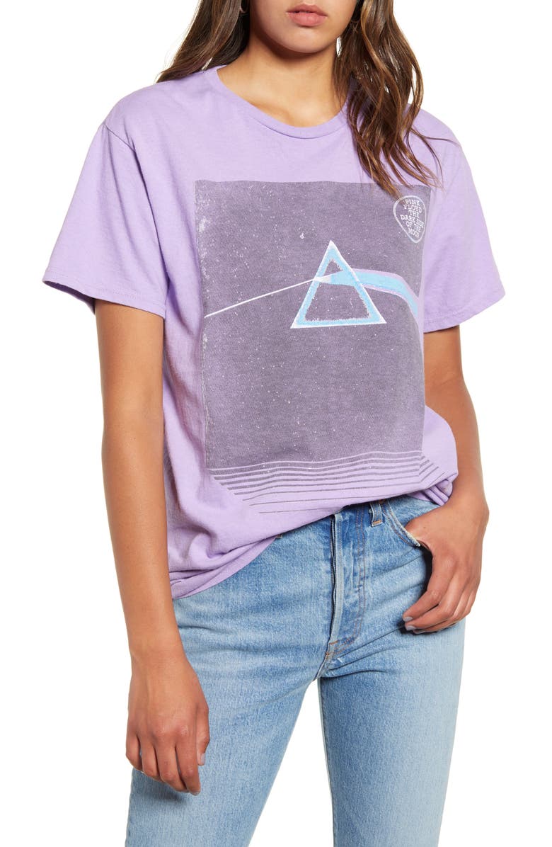 Junk Food Pink Floyd Prism Tee, Main, color, 