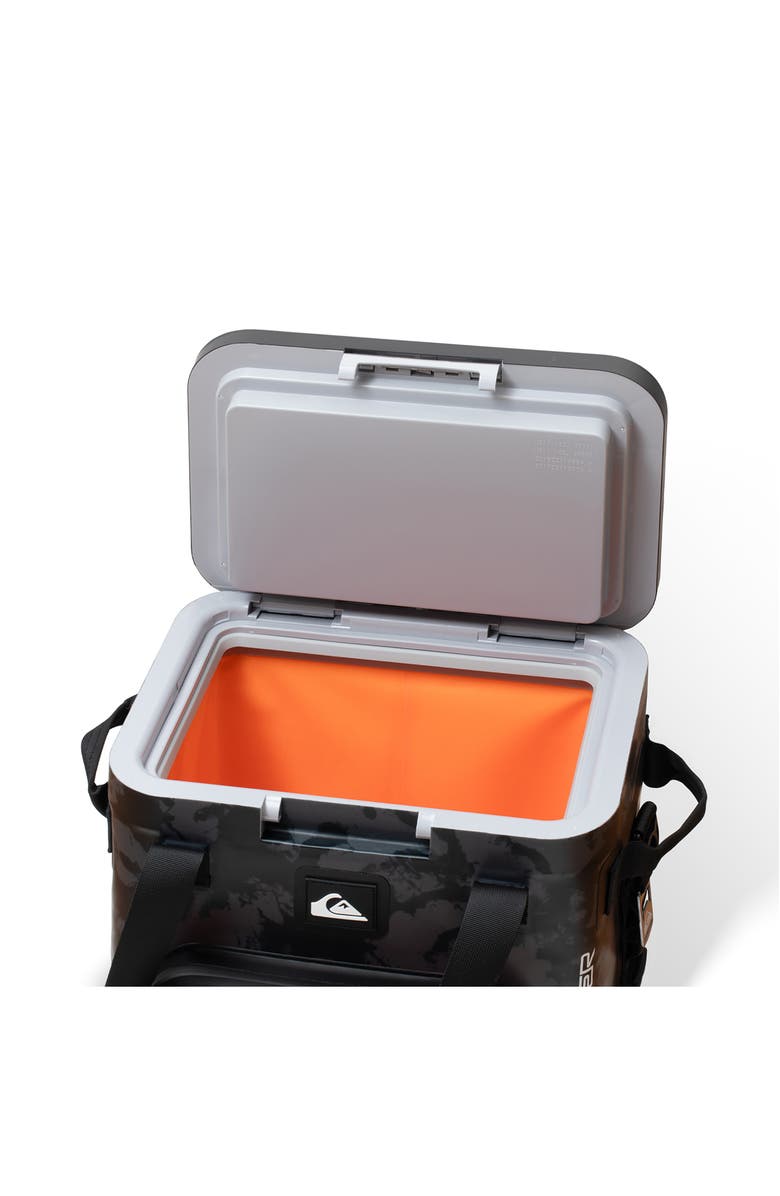 Quiksilver Coastal 20L Multi-Layer Insulated Zipperless Box Cooler with Bottle Opener, Alternate, color, Tie-Dye