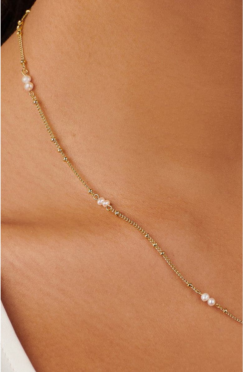 Little Sky Stone Vivienne Pearl Necklace, Alternate, color, 