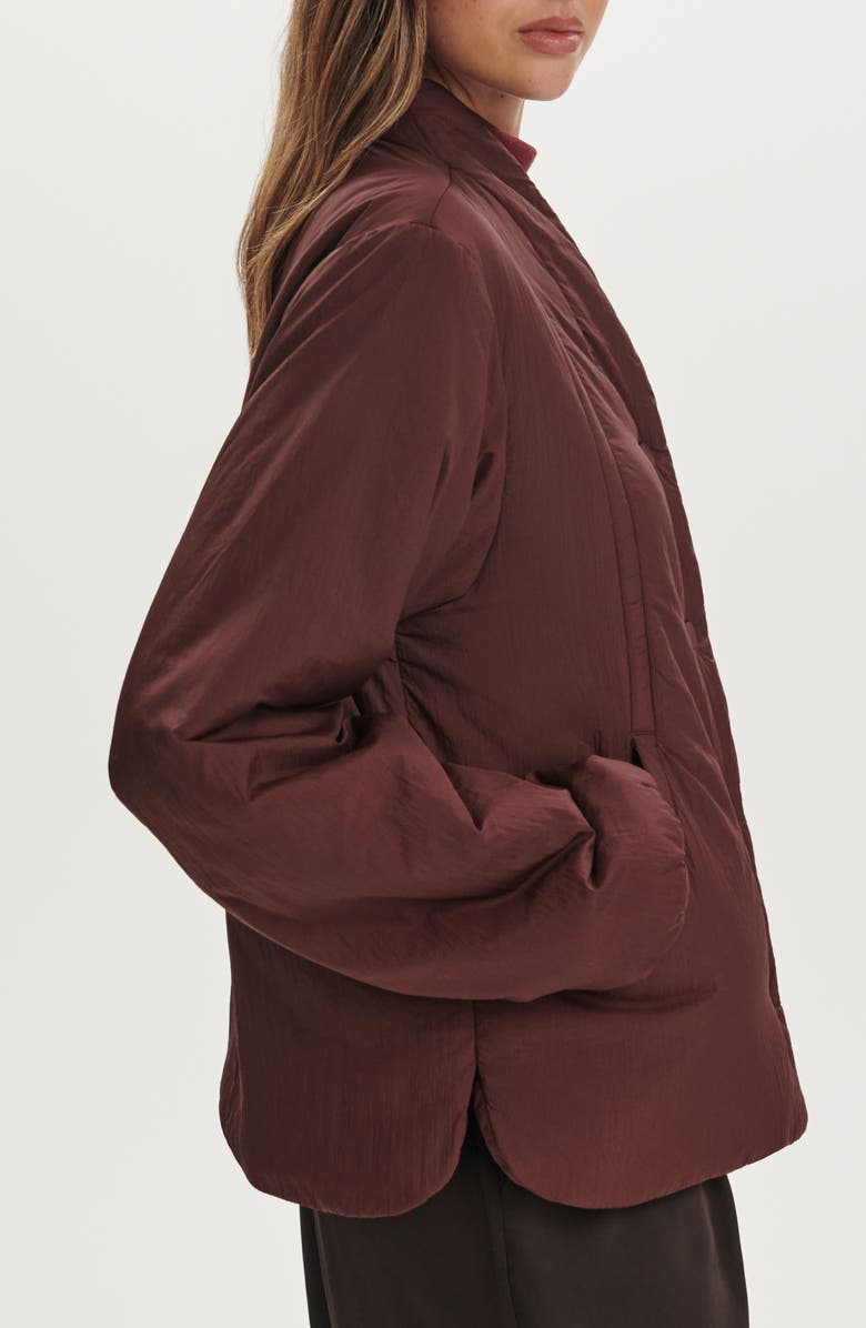 Varley Tilley Light Padded Jacket, Alternate, color, Decadent Chocolate