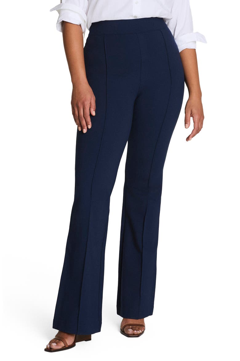 SPANXsmooth™ PerfectFit Ponte Flare Pants, Main, color, TIMELESS NAVY