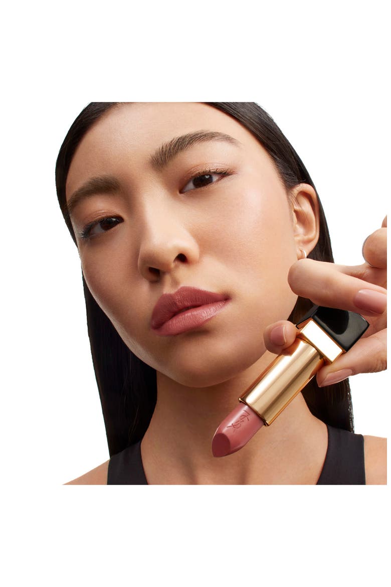 Rouge Pur Couture Caring Satin Lipstick with Ceramides, Alternate, color, N8 BLOUSE NU