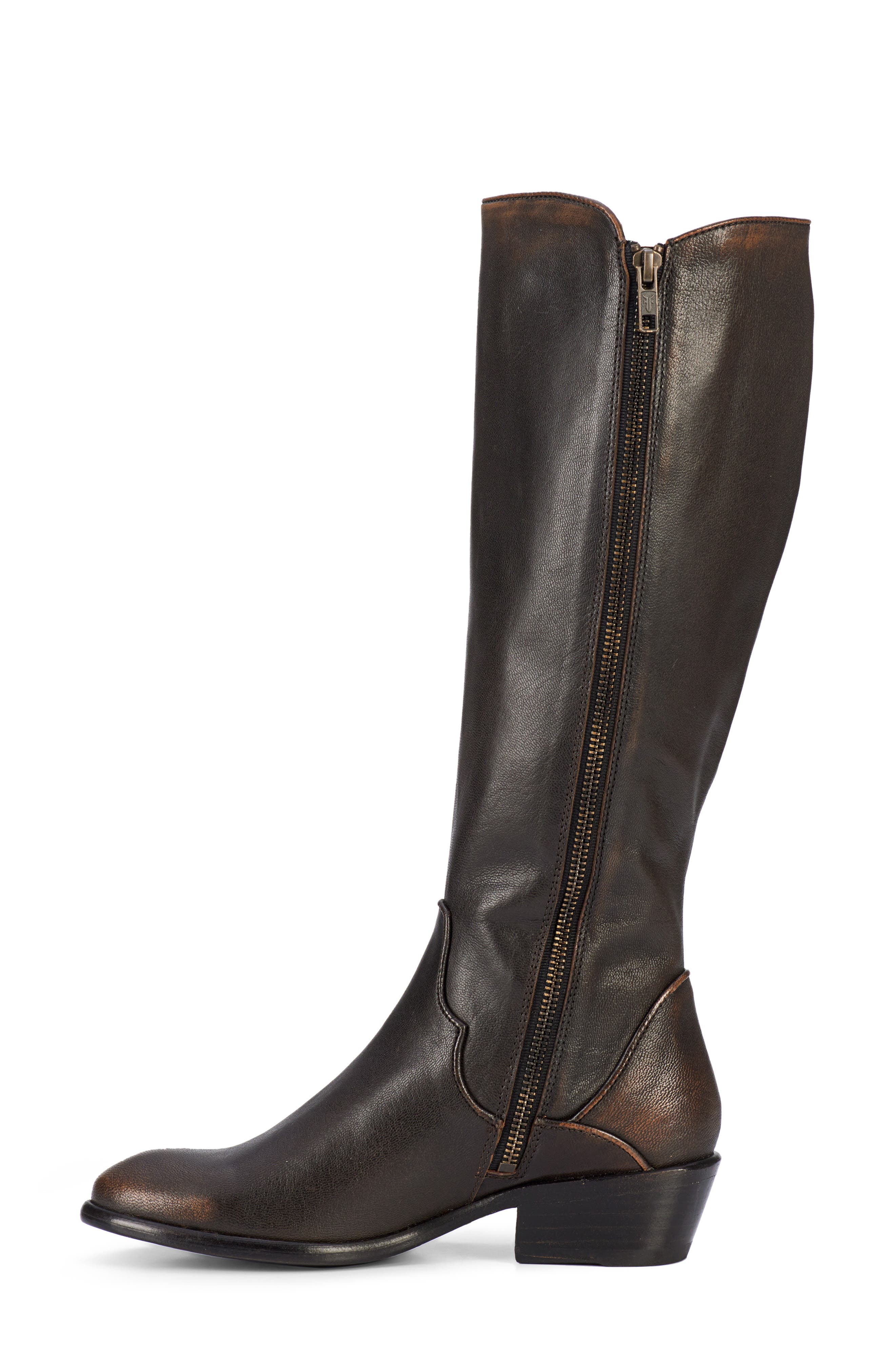 Frye Carson Piping Knee High Boot, Alternate, color, 
