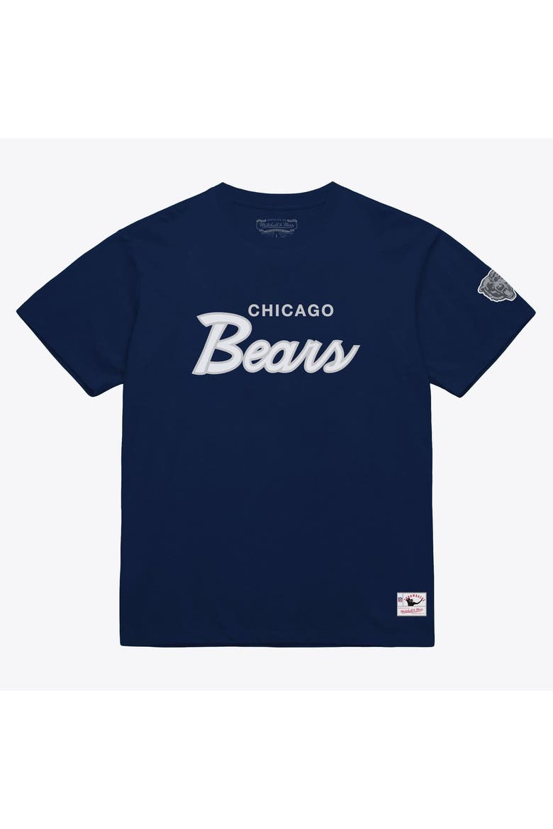 Men's Mitchell & Ness Navy Chicago Bears Head Coach Classic T-Shirt, Main, color, Navy