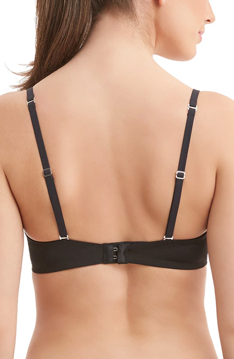 Montelle Intimates Prodigy Ultimate Push-Up Convertible Underwire Bra, Alternate, color, Black