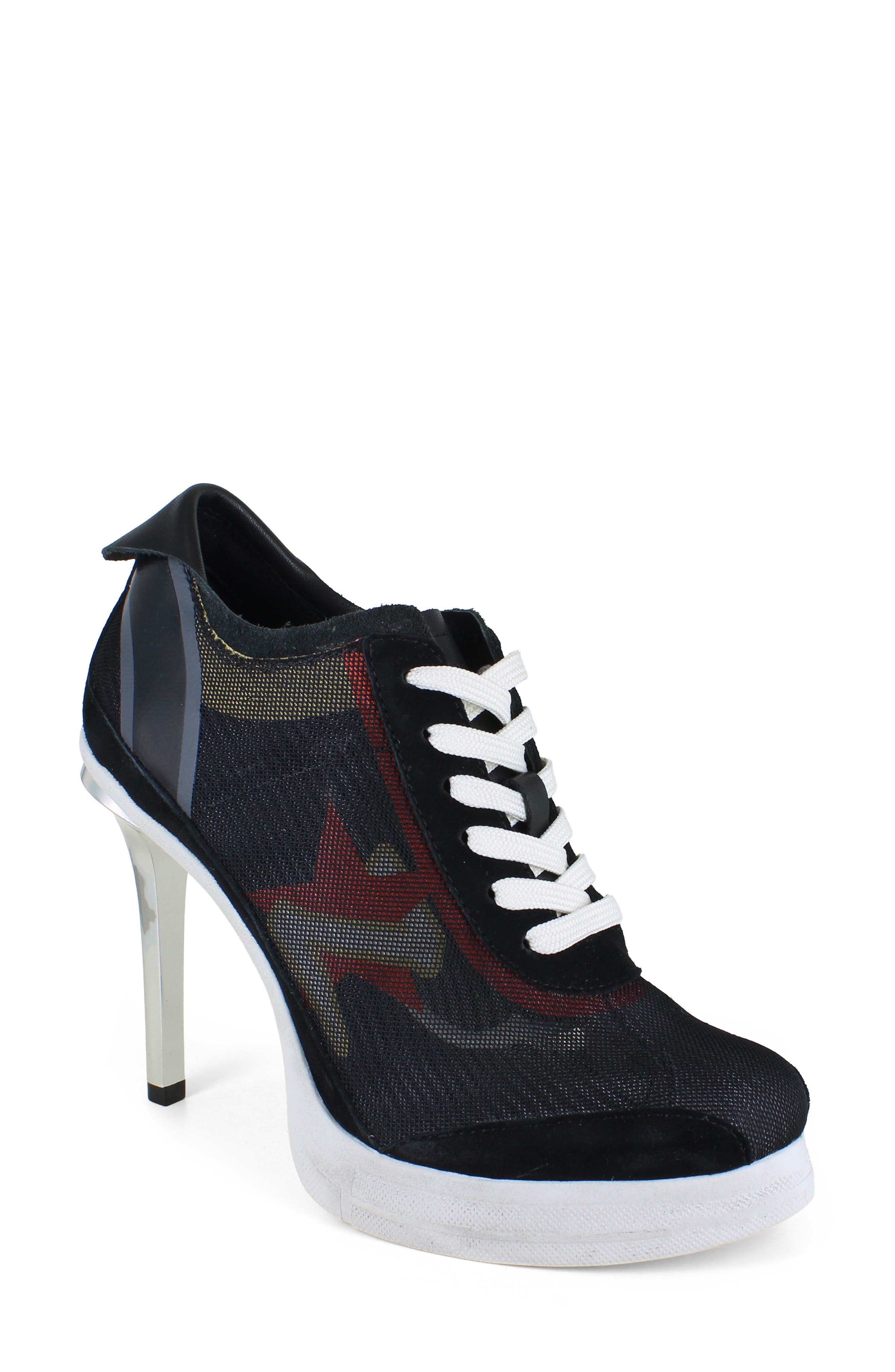 ZIGI Sneaker Platform Pump, Main, color, Black Multi