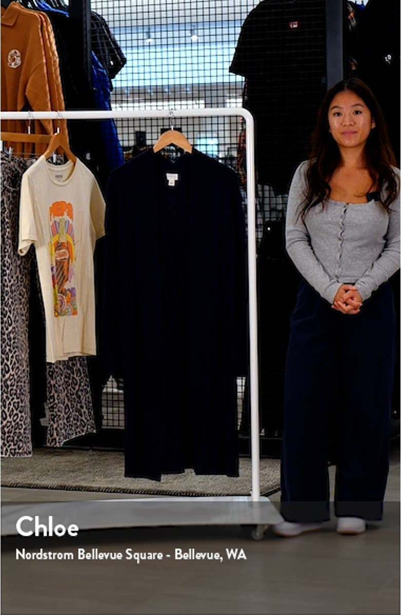 Longline Cable Stitch Cardigan, sales video thumbnail