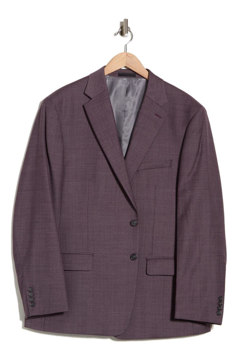 Two-Button Sport Coat, Alternate, color, PURPLE