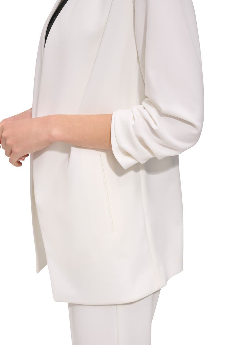 DKNY SPORTSWEAR Open Front Blazer, Alternate, color, Ivory