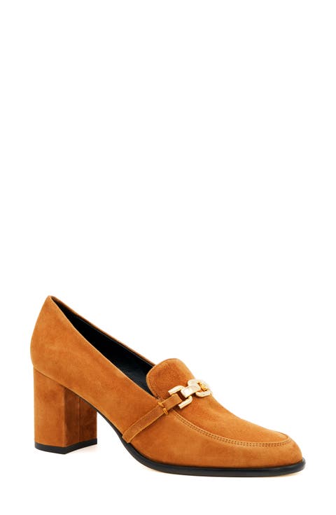 Ligure Leather Loafer Pump