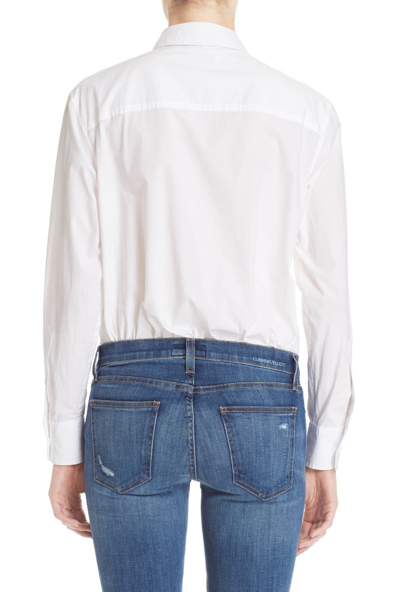 'Kenton' Cotton Shirt, Alternate, color, WHITE