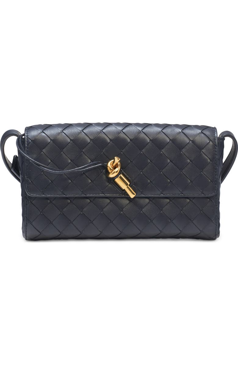 Bottega Veneta Mini Intrecciato Leather Crossbody Bag, Main, color,
